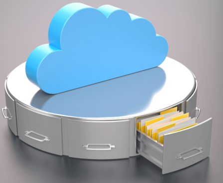 representation of cloud hosting